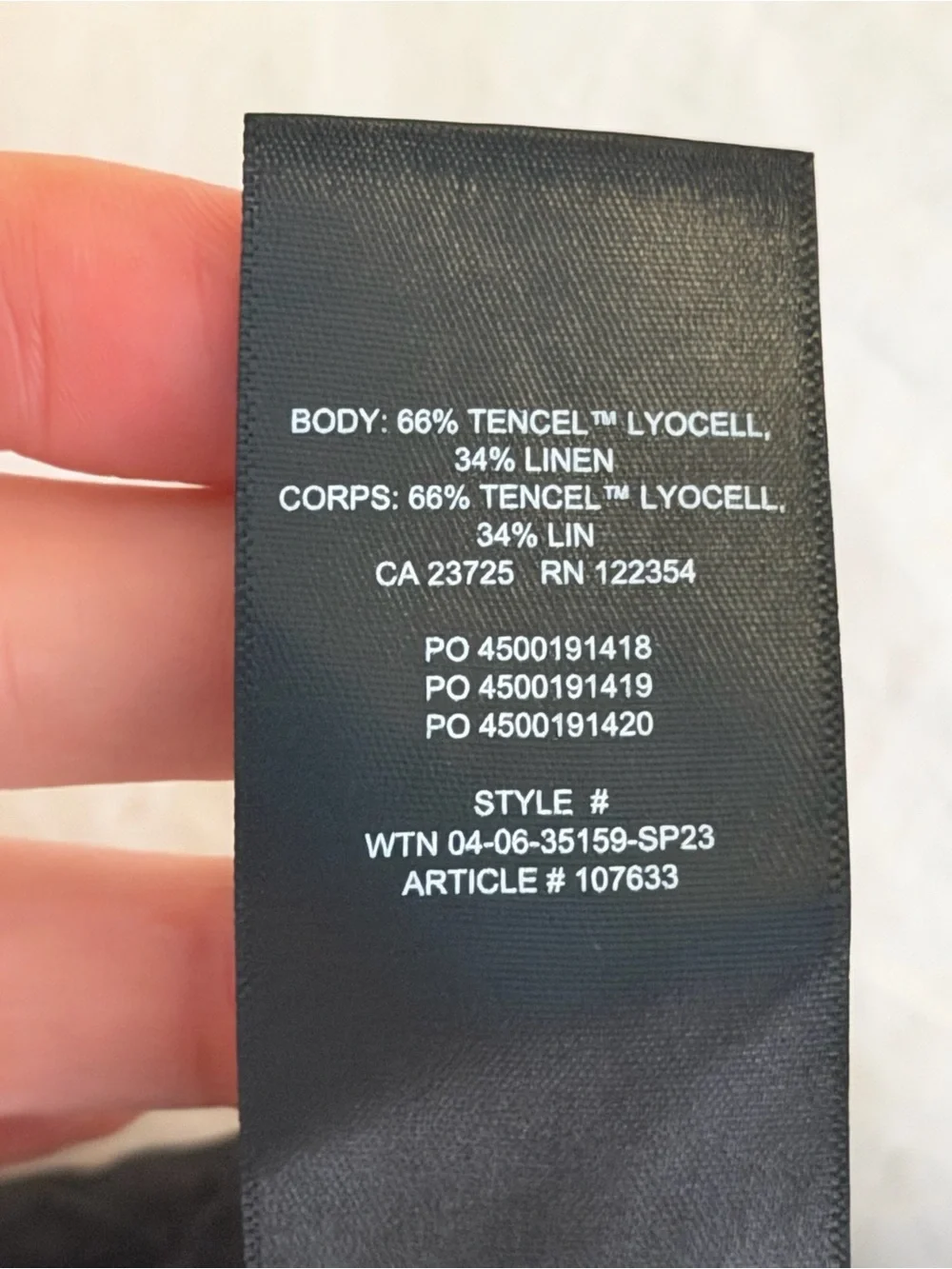 Wilfred Black Effortless Pants | Linen Pants size 4